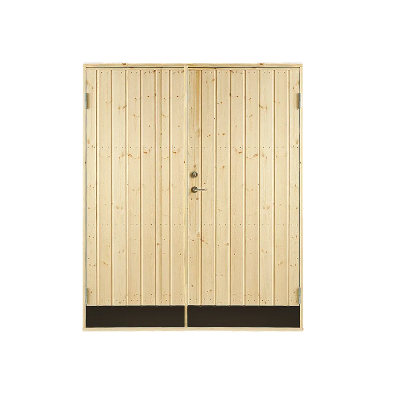 Plus Plus Udhusdør Dobbelt  Inkl  Karm   1512 Cm     1978mm Trykimprægneret