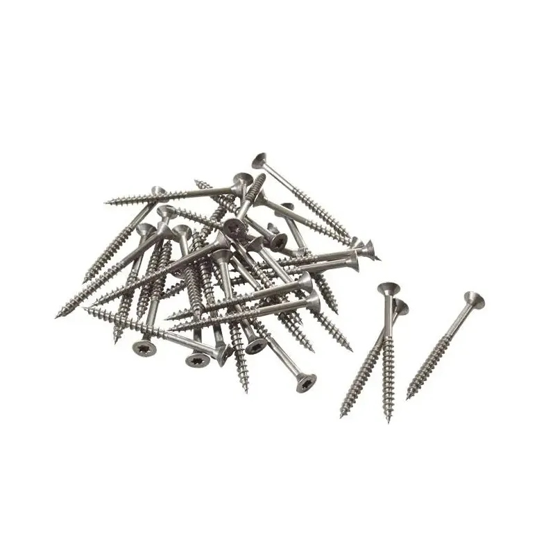 Plus Rustfri Skruer Til Plank Plankeværk 34 Stk  4x50mm 17750-