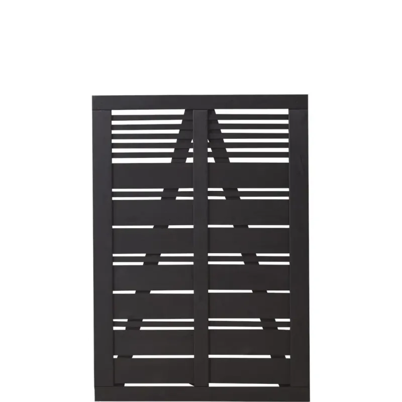 Plus Silence Terrasse Havelåge 100x140 Cm Grundmalet Sort 15317-15