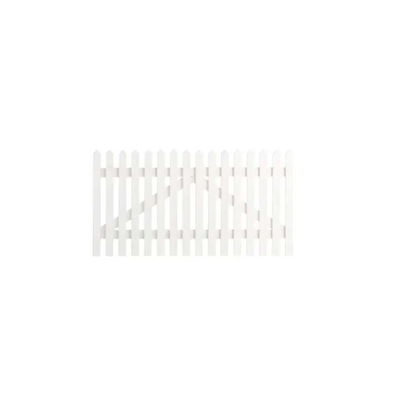 Plus Skagen Lux Stakit Bred Havelåge 150x80 Cm Grundmalet Hvid 13643-13