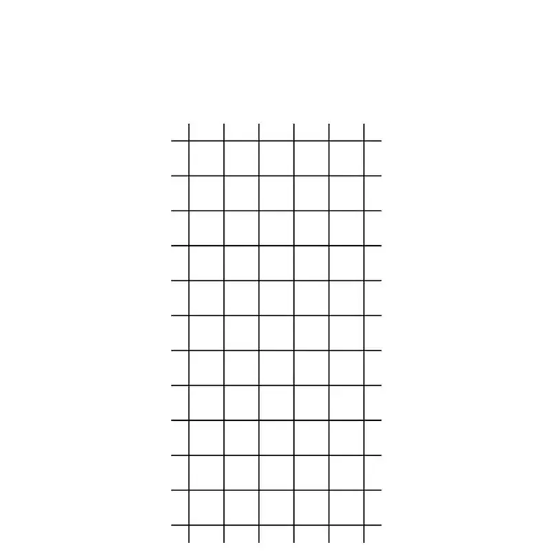 Plus Stål Espalier 900x1800mm ø5mm  Quot Rusten Quot  15x15 Cm