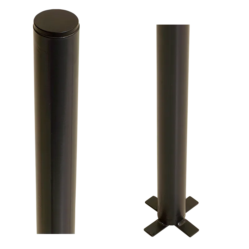 Plus Stålstolpe Rund ø42 4mm     186cm Trykimprægneret