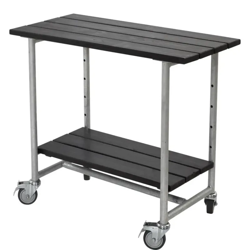 Plus Urban Picnic Grillbord     Hylde Og Hjul Sort 179540-15