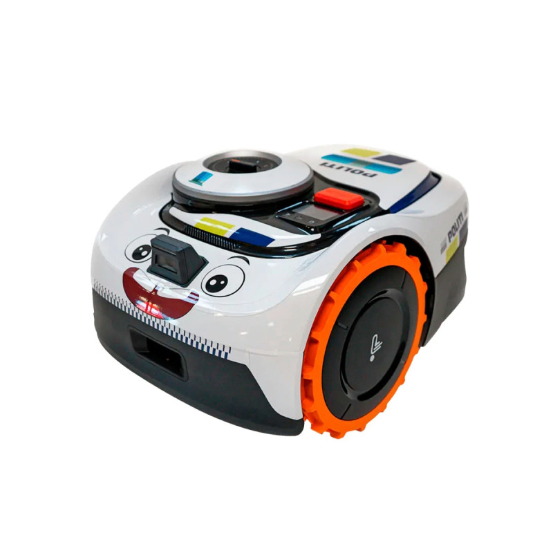 Politibil Hvid Skinds Folie Til Segway Navimow I105e  I108e  I206 Awd  I208 Awd  I210 Awd