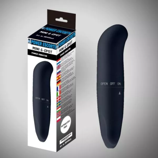 Power Escorts Mini  -spot Vibrator Black