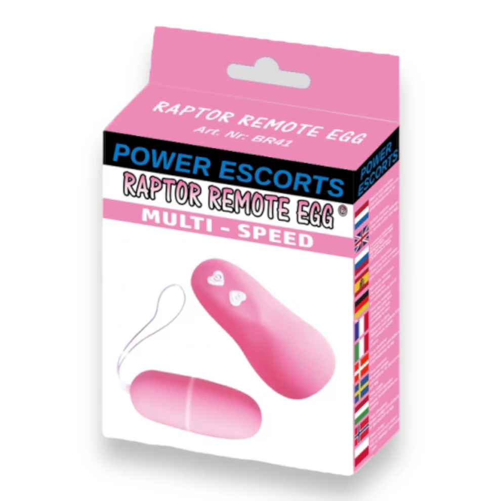 Power Escorts Raptor Remote Egg Pink