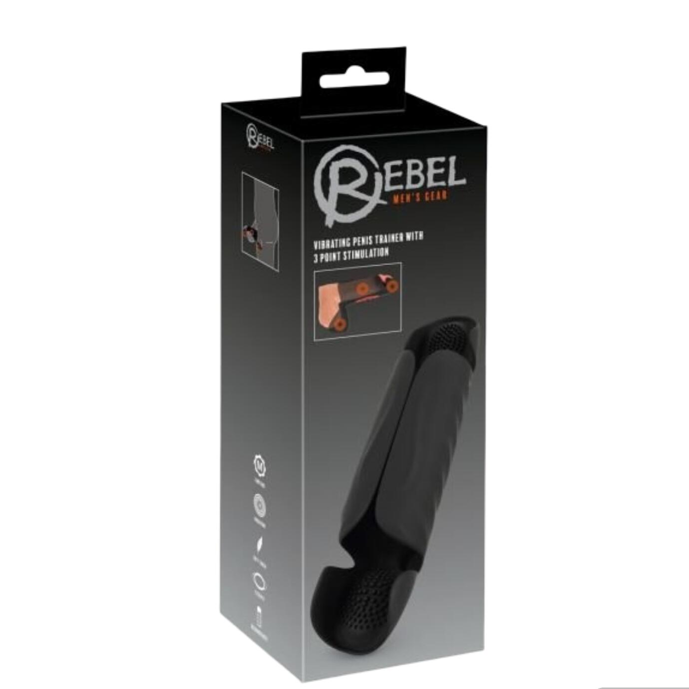 Rebel Men   Gear Vibrating Penis Trainer