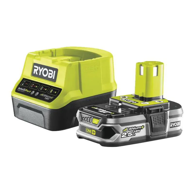 Ryobi Batteri 18v One      Ah Lithium  Hurtiglader      Amp Tim  Rc18120-125