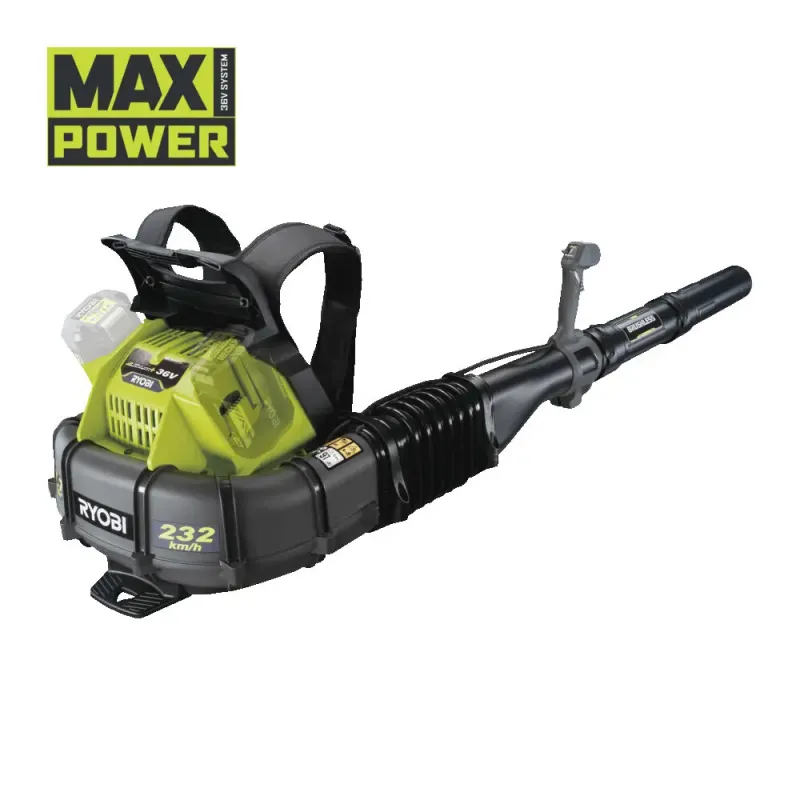 Ryobi Haveblæser 36v Rygsæk-model Ry36bpxa-  Max Power
