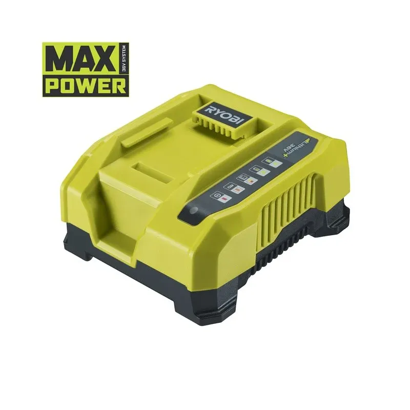 Ryobi 36v Hurtiglader     Amp   Med Led Strømindikator Ry36c60a Max Power