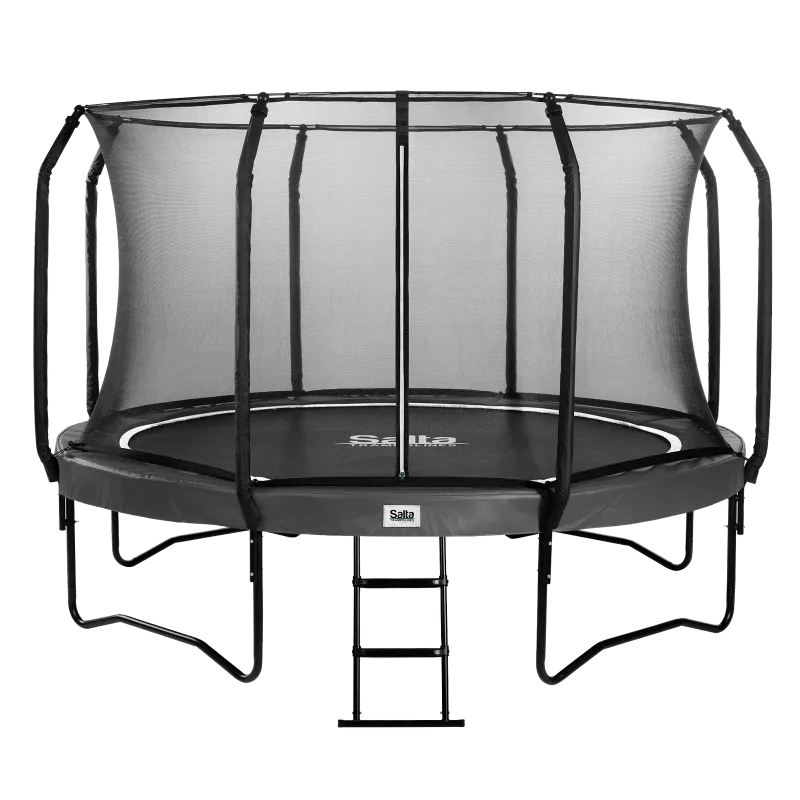 Salta Trampolin First Class ø366 Cm  Sort Inkl  Stige   Sikkerhedsnet 805-565