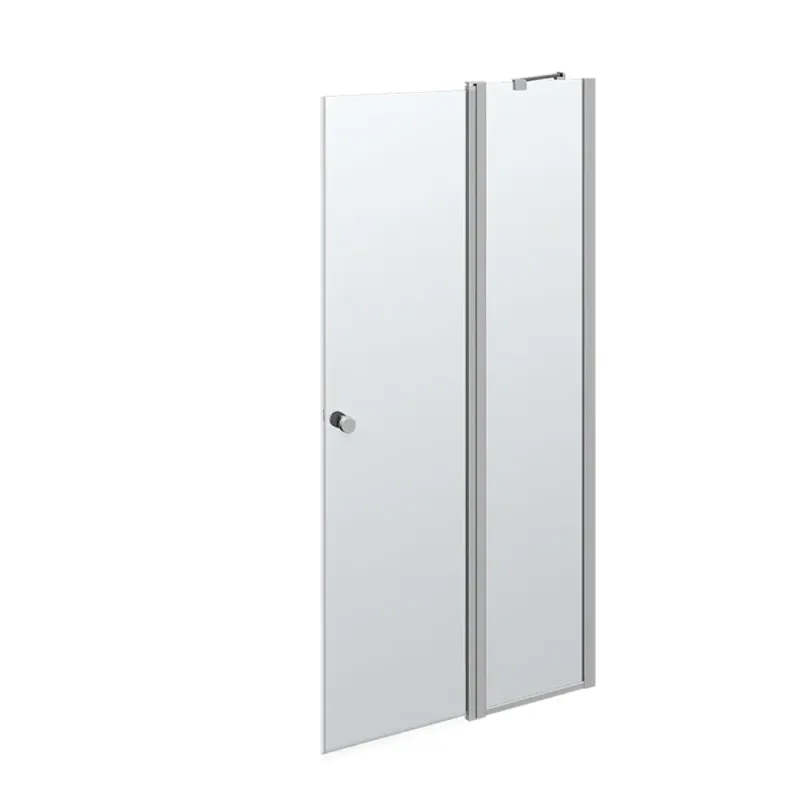 Scanbad Brusedør   97-99 Cm    Satin Klar200cm