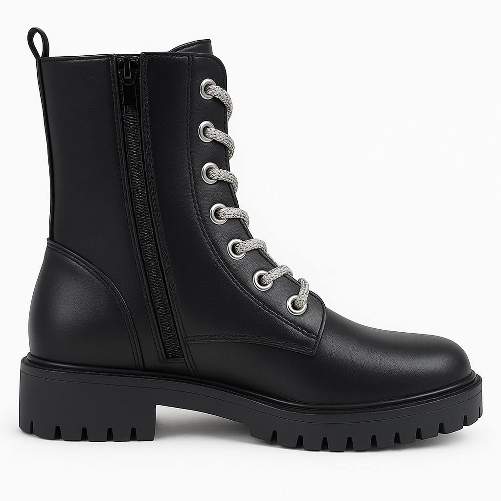 Shadow Steel Lace Boot 39