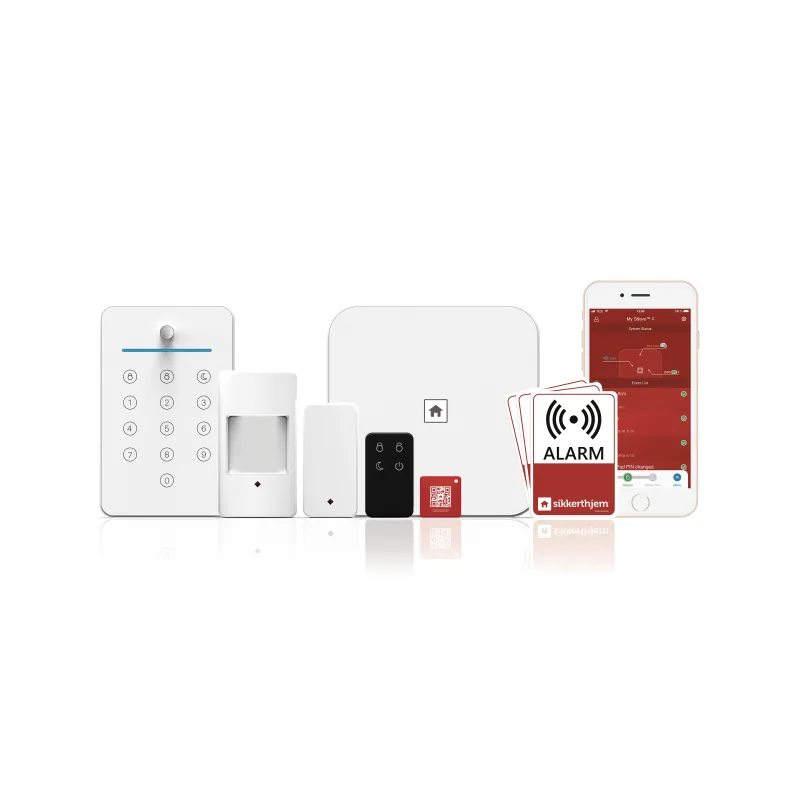 Sikkerthjem Lejlighedspakke Alarmsystem  S6evo  Husk Sms-kort Til Backup
