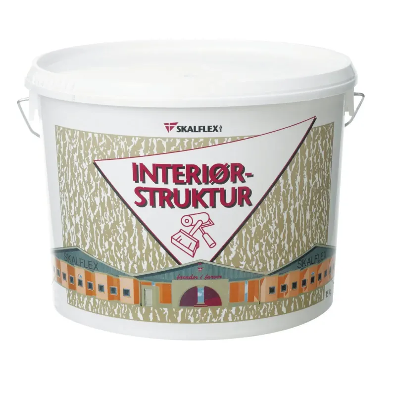 Skalflex Strukturmaling Interiør Sand Råhvid 15kg