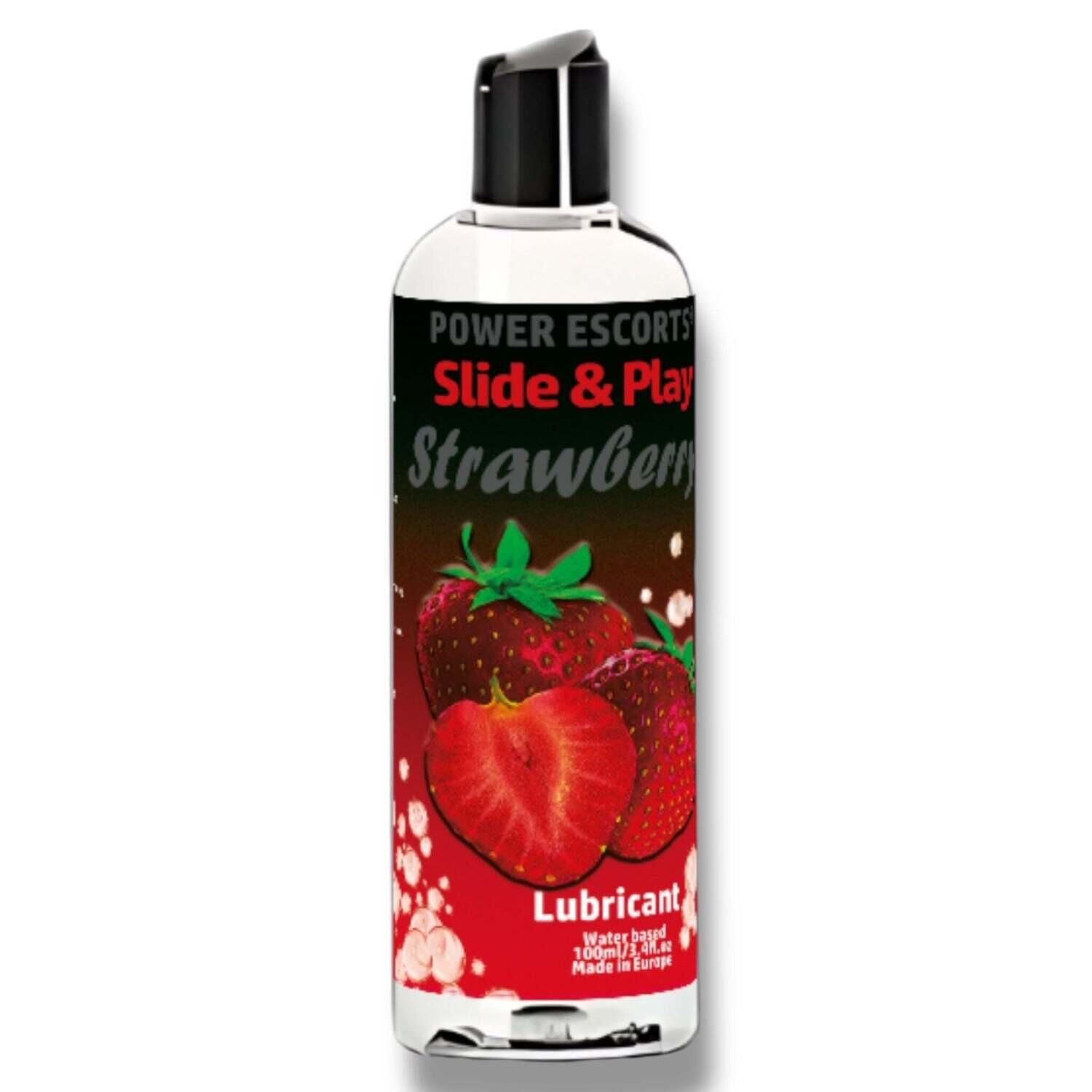 Strawberry Lubricant  Slide   Play  Waterbased  100ml