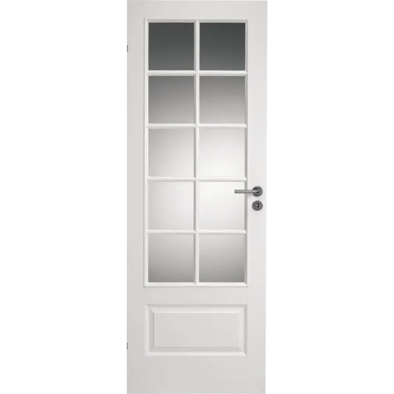 Swedoor Compact Sp10 Hvidmalet Dør Massiv   Glas M9x21   82 5x204cm