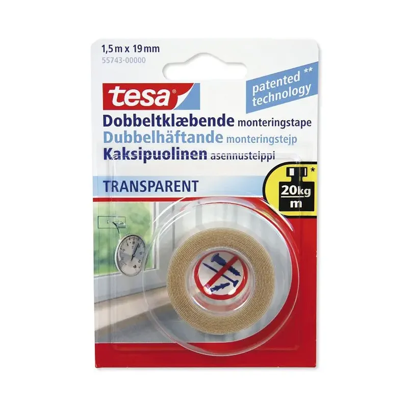 Tesa Dobbeltklæbende Tape 55743