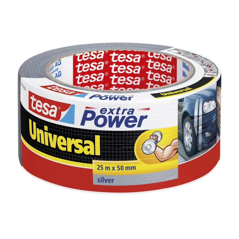 Tesa Extra Power Universal 25     50 Mm Silver