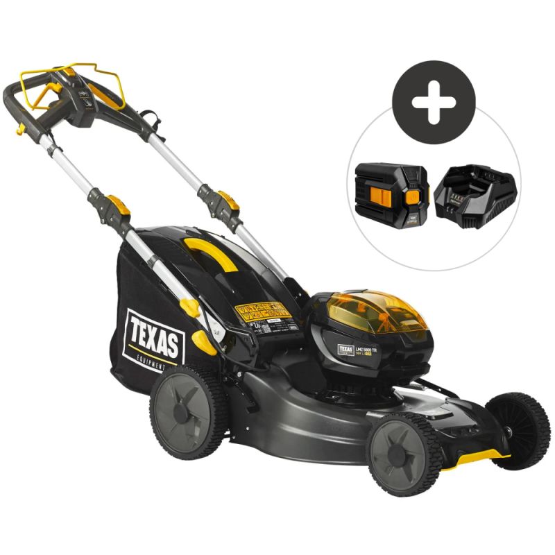 Texas Lmz 5800tr Plæneklipper Selvkørende Inkl  Batteri Og Lader