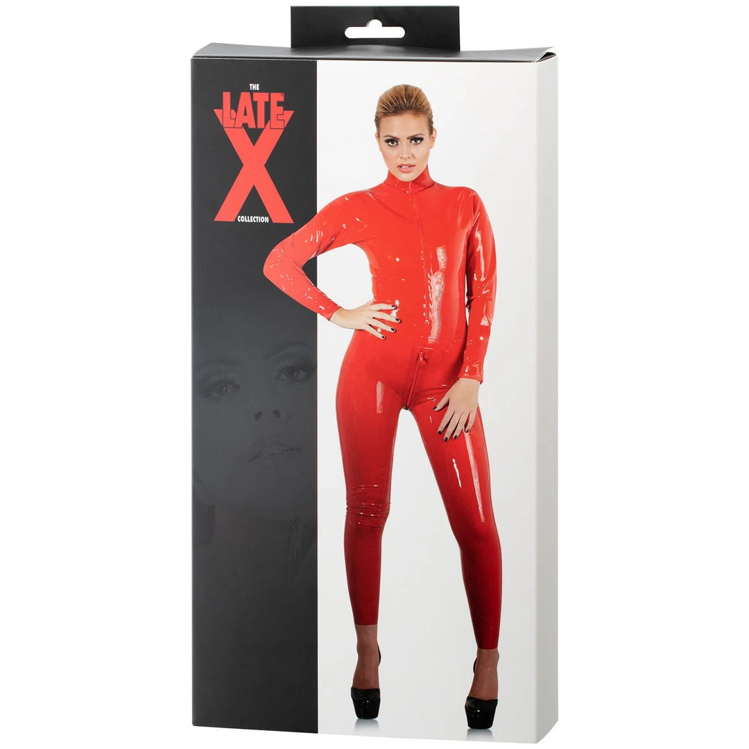The Latex Collection Red Catsuit Medium