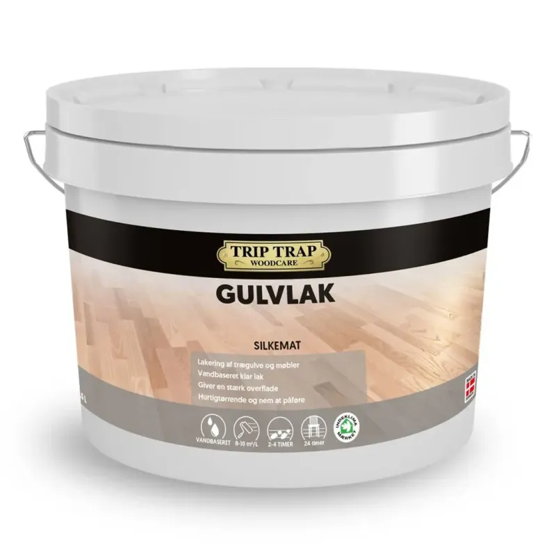 Trip Trap Gulvlak Silkemat   5lt