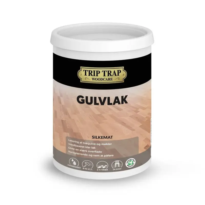 Trip Trap Gulvlak Silkemat   75lt