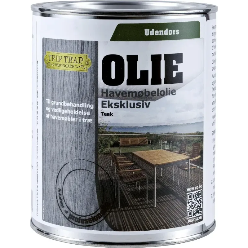 Trip Trap Havemøbelolie Ekskl  Teak   75lt
