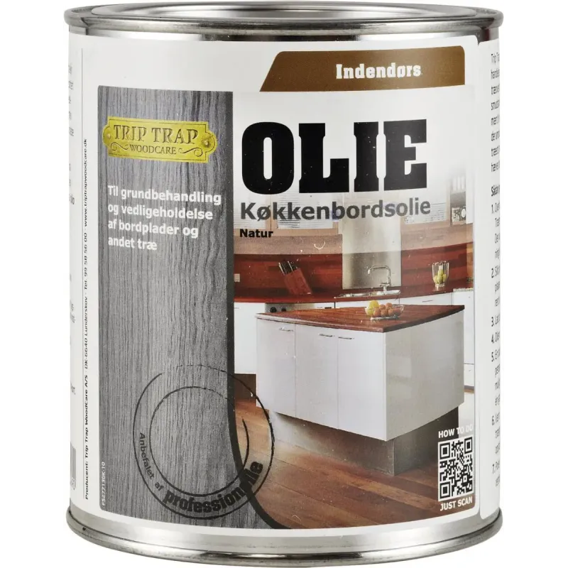 Trip Trap Køkkenbordsolie Natur   75lt