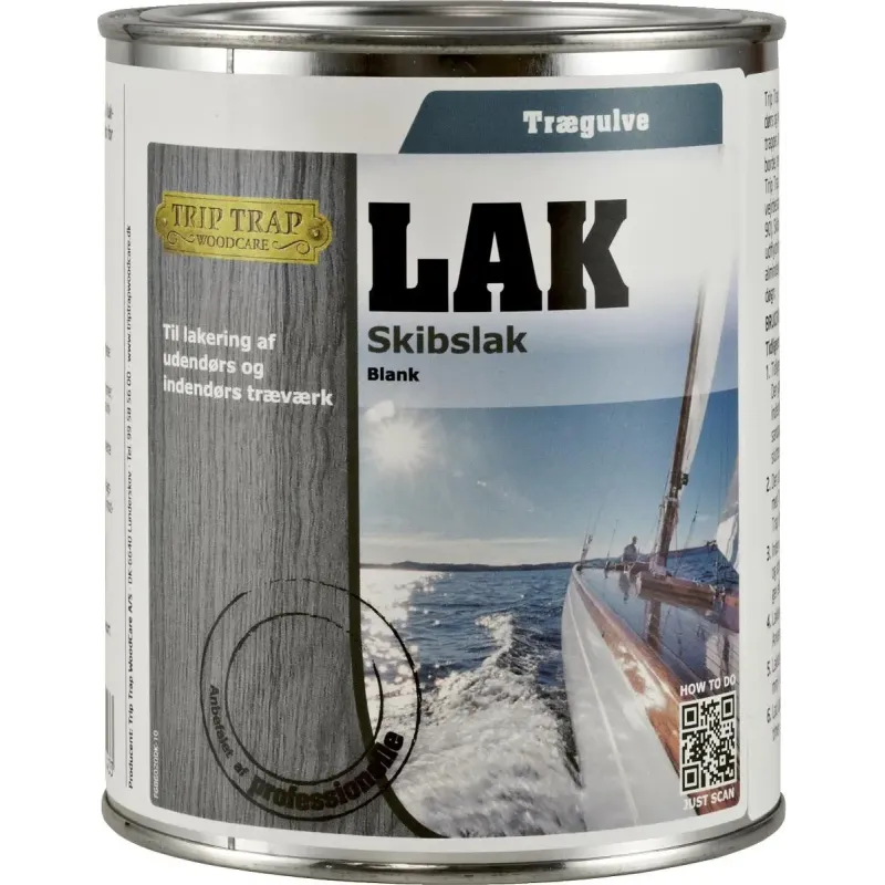 Trip Trap Skibslak Blank   75lt