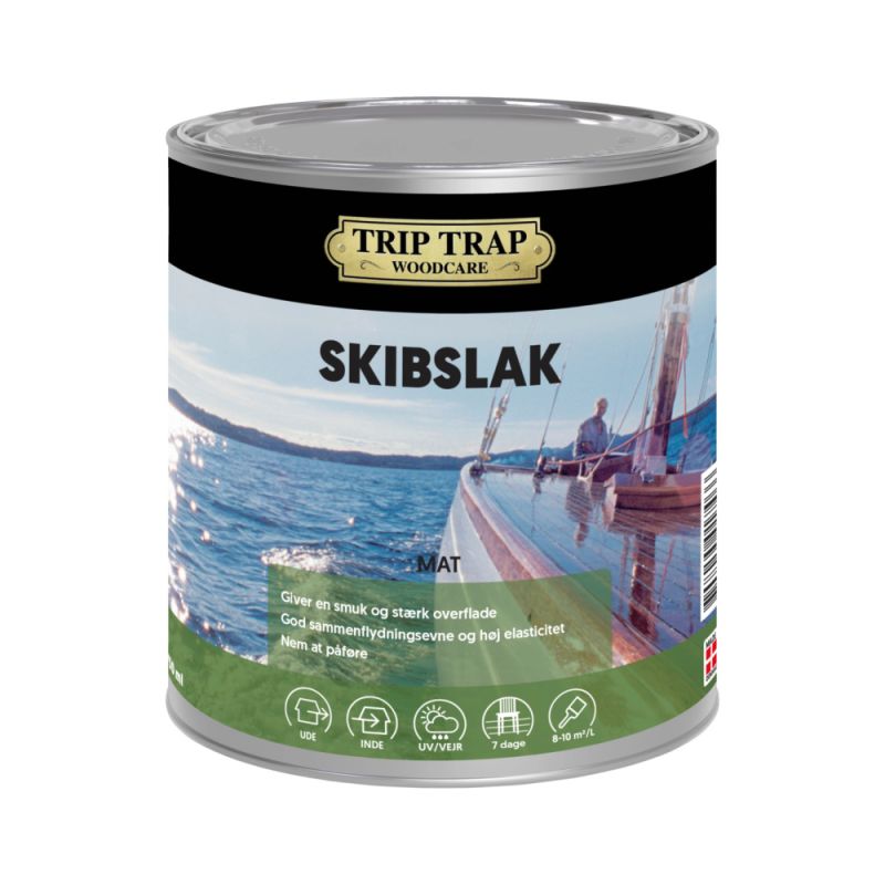 Trip Trap Skibslak Mat   75lt