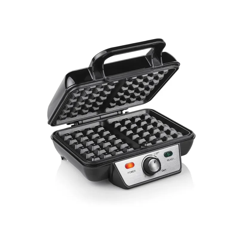 Tristar Wf-2195 Vaffeljern   Vaffel Vafler Sort  Rustfrit Stål 1000