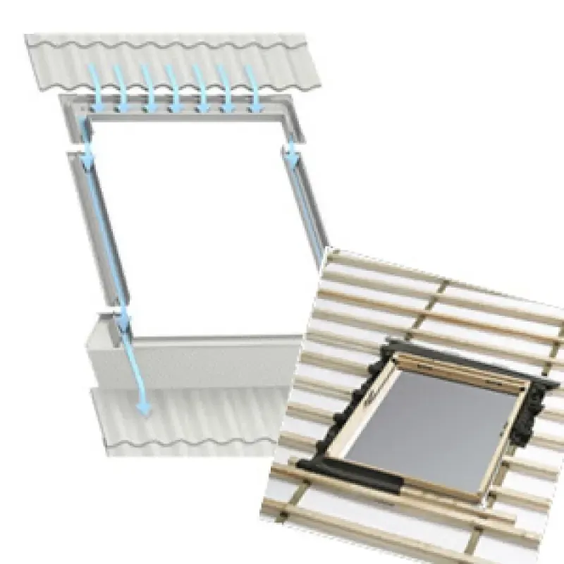 Velux Inddækningspk Prof Tagm 78x140 Mk08   Bdx  Edw Mk08 2000