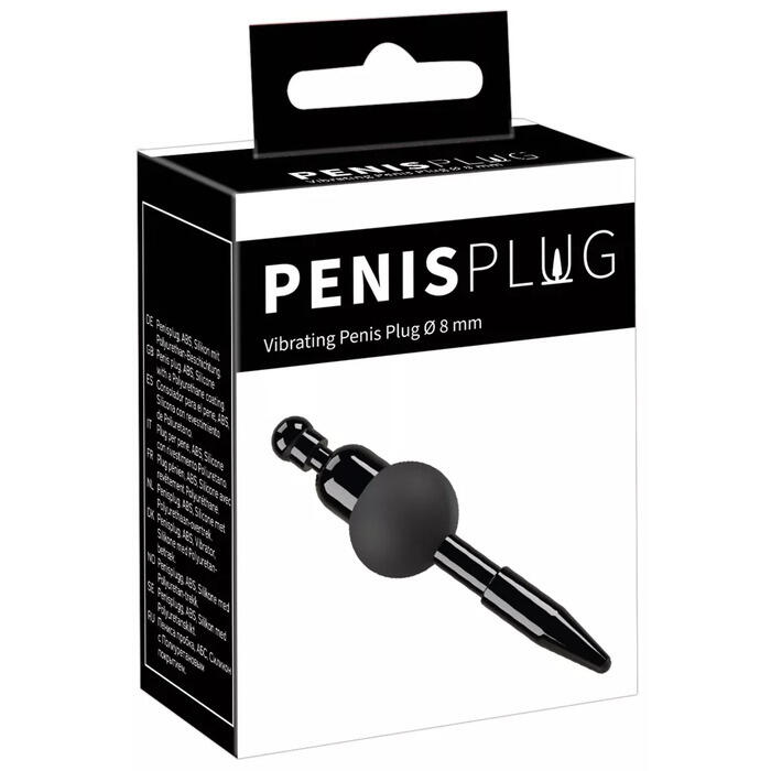 Vibrating Penis Plug   8mm