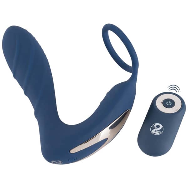 Vibrating Prostate Plug With Cockring