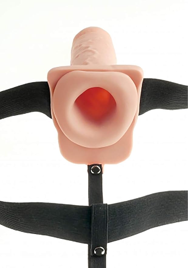 Fetish   Hollow Rechargeable Strap-on With Balls