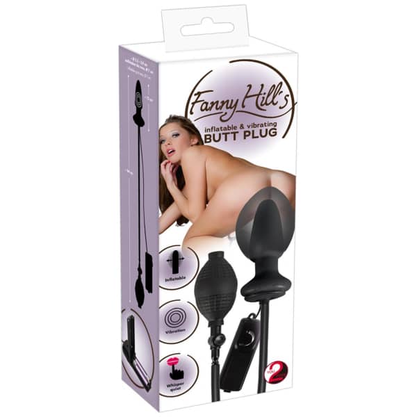 Fanny Hill Inflatable   Vibrating Butt Plug