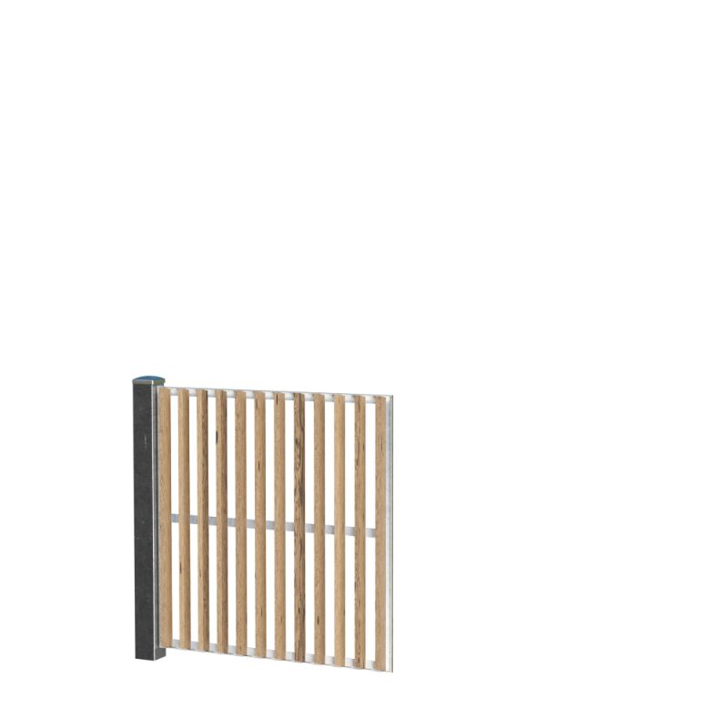 Wimex Fag Trend Lamelhegn Termotræ Galv  Stolpe 995   993 Mm