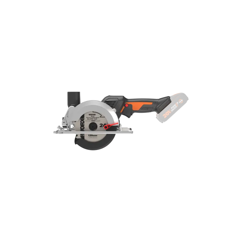 Worx 20v Rundsav  120mm  Kulfri  Solo