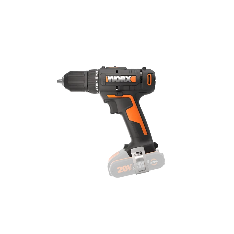Worx 20v Skruemaskine  40nm  1x2 0ah  Solo