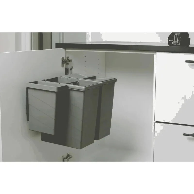 Affaldssorterings System Svingbar Med Flere Spande
