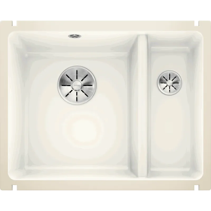 Blanco Subline 350 150-  Kp Krystal  Uxi Køkkenvask   Keramisk Porcelæn Krystalhvid 567   456 Cm
