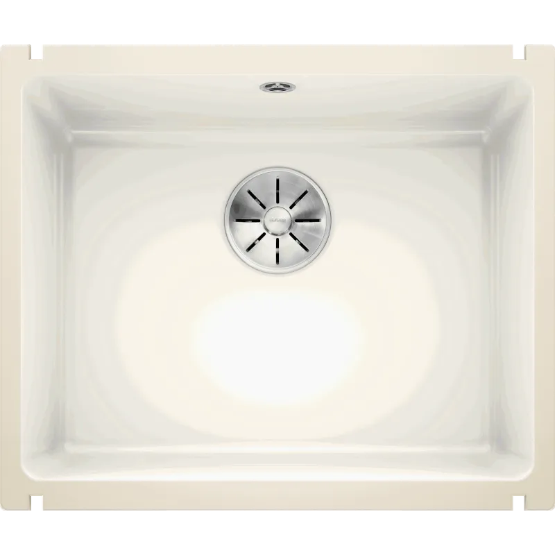 Blanco Subline 500-  Kp Krystalhvid Uxi Køkkenvask   Keramisk Porcelæn Krystalhvid 53   456 Cm