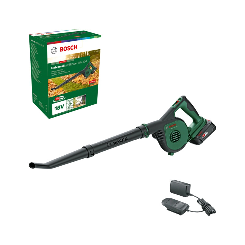 Bosch Akku Løvblæser Universal 18v-130   5ah 06008a0600
