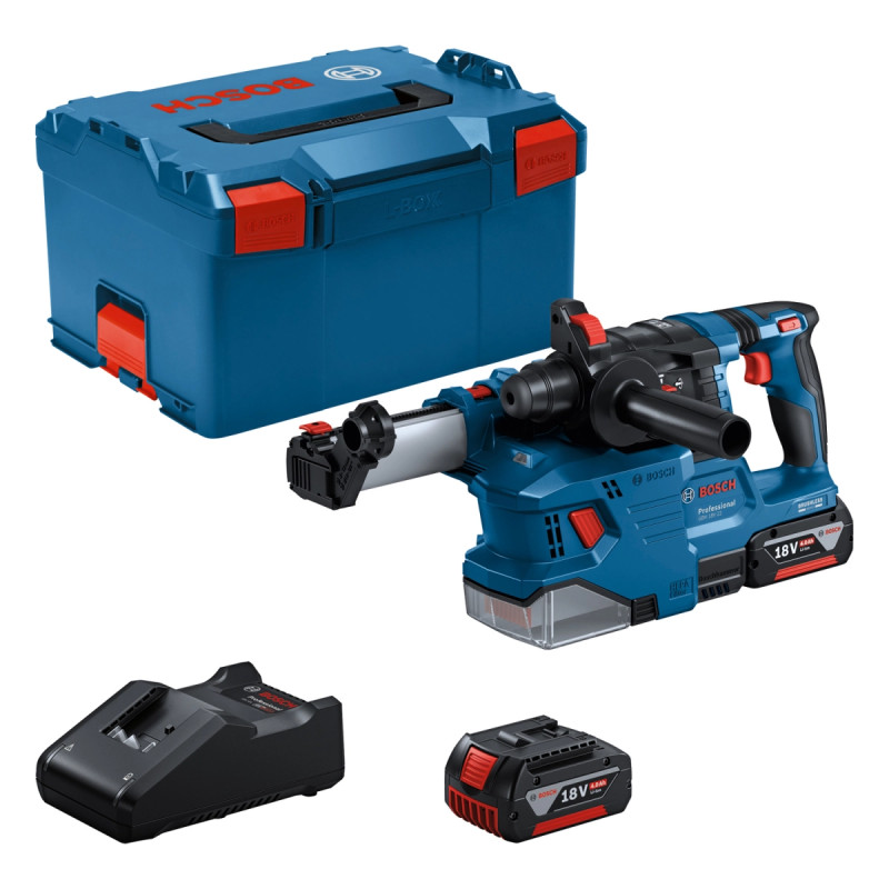 Bosch Akkuborehammer Gbh 18v-22 Gde 18v-12 2x4h  -boxx 611924003