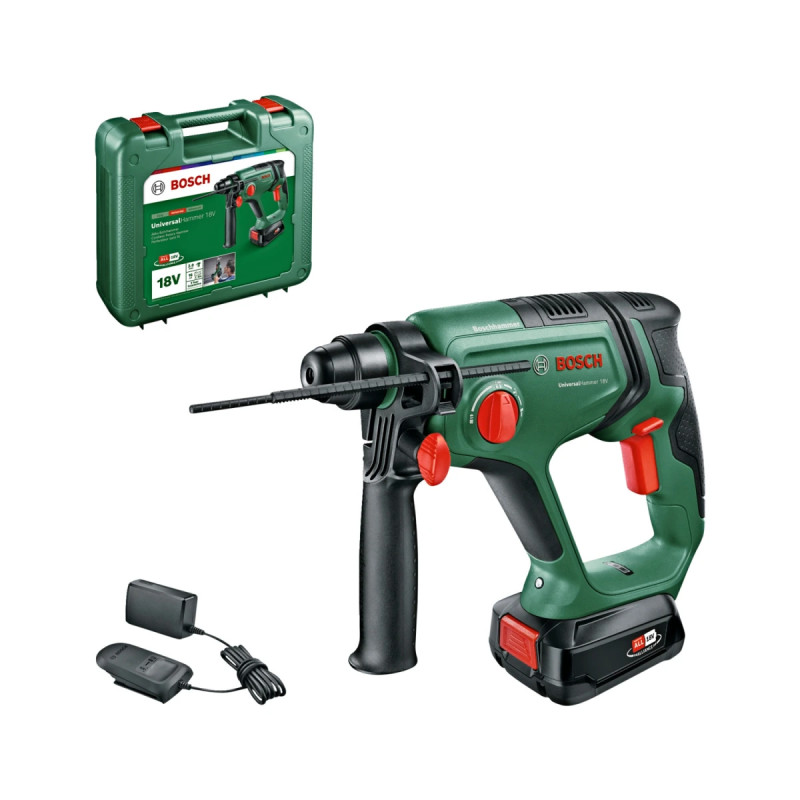Bosch Akkuborehammer Universal 18v   5ah 06039d6002