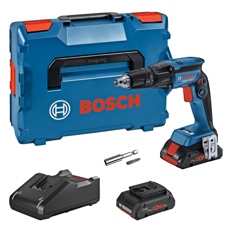 Bosch Akkugipsskruetrækker Gtb 18v-45 2x4ah Pc  -boxx 06019k7002