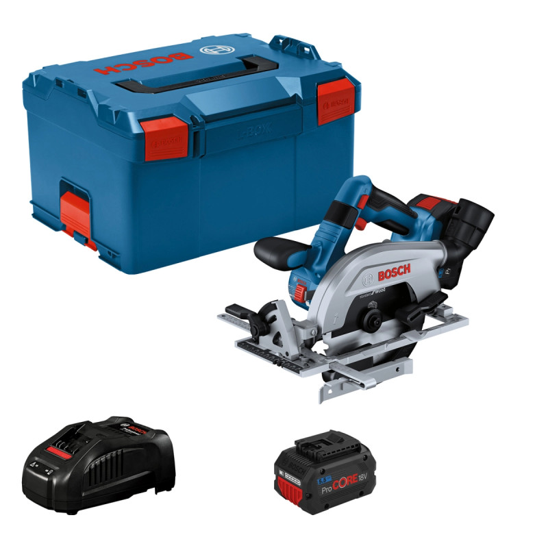 Bosch Akkurundsav Gks 18v-57-    2x5 5ah Pc  -boxx 06016c1102