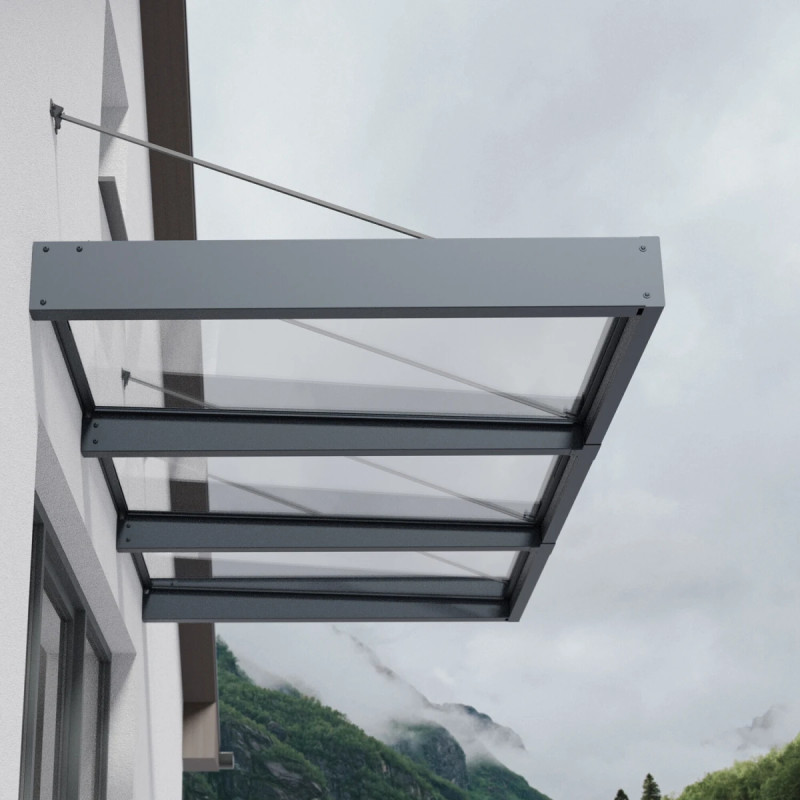 Canopia Dørbaldakin Sophia Xl5000 Grå 140x17x471cm 540-023