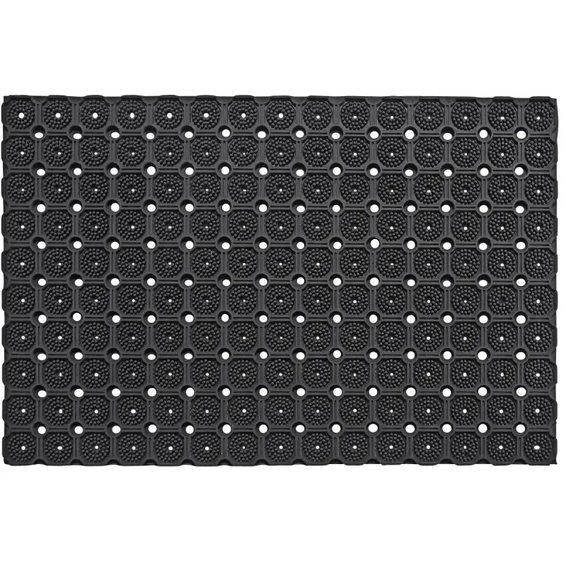 Clean Carpet Pico Gummimåtte 810910 Sort     40cmx10mmx60cm
